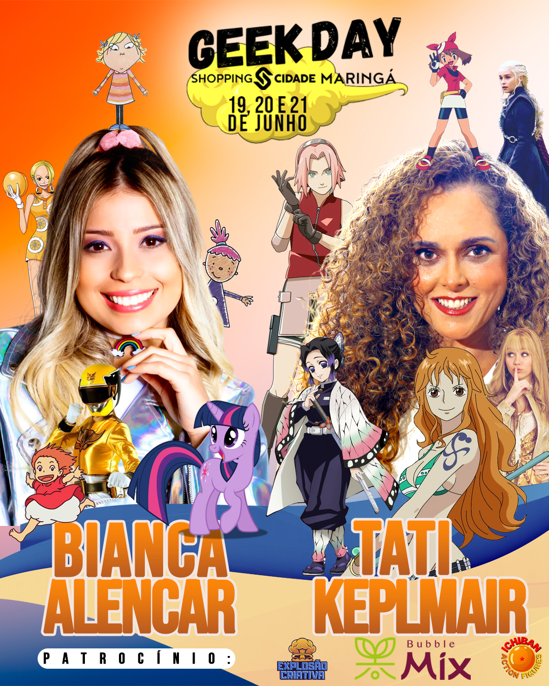Bianca e Tati no Geek Day